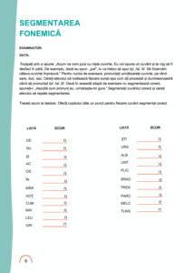 Instrument de evaluare a literației emergente